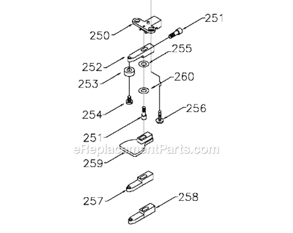 Page A Diagram and Parts List for 73100 Type 1 Porter Cable Laminate Trimmer
